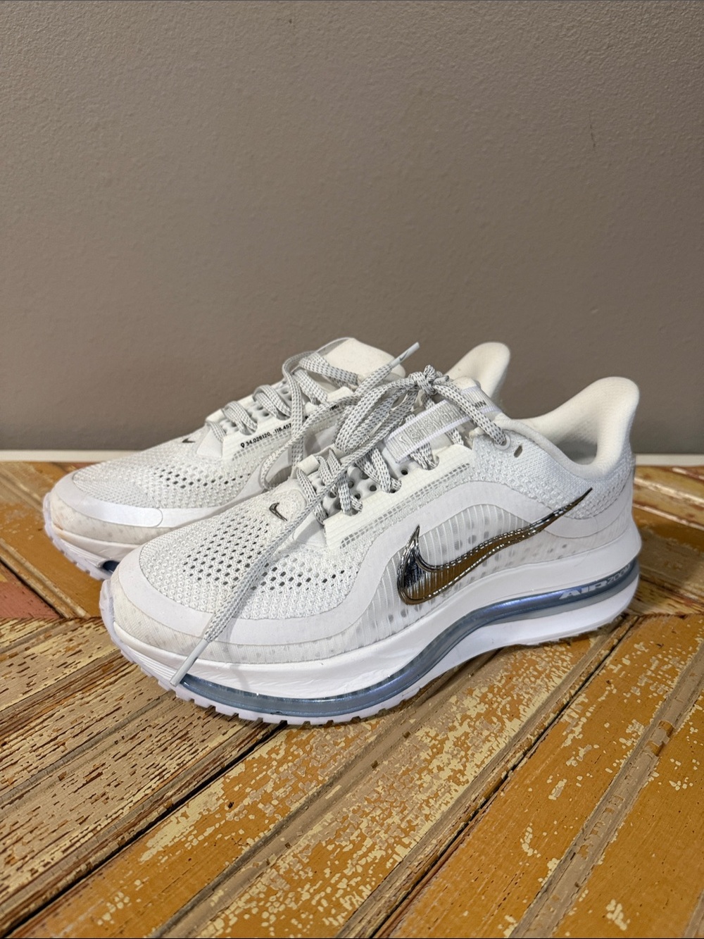 Nike Women's Pegasus  Sneakers with Metallic Swoosh